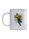 Ronaldo Printed Coffee Mug White/Yellow/Blue 350ml