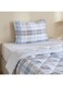 Box Madrid Plaid Twin Comforter Set for Kids