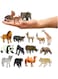 Farm Animals Toys for Kids - 22 Pcs Set with 16 Animal Figurines and 6 Forest Accessories - Safari Animal Toys Including Trees, Rocks, and Plants - Ideal for Learning and Creative Playtime