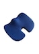 Memory Foam Seat Cushion with Cover Orthopedic Non Slip Chair Pad for Tailbone Sciatica Lumbar Support Lower Back Pillow Hip Pain Relief for Home Office Chair Car Wheelchair Dark Blue