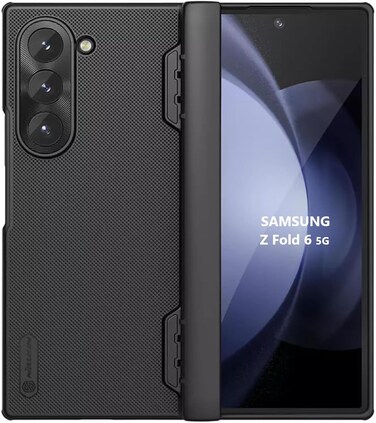 Super Frosted Shield Fold Matte Cover Case for Samsung Galaxy Z Fold6 (Fold 6 5G) (Black)