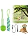 KASTWAVE Bungee Tug Toy for Dogs, Tether Tug of War Dog Toys with Adjustable Rope, 2 Chew Ropes, Outdoor Entertainment and Exercise,Dog Toys for Pitbull Small Large Aggressive Chewers Dogs to Exercise