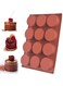 Hoels Round Cylinder Silicone Cake Molds for Making Dessert Crispy Chocolate Ice Cream Dessert Jelly Mold Round Cupcake Cake