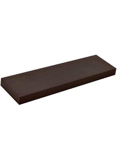 Danube Home Grande Floating Shelf, Walnut - H38 x W235 x D600 cm