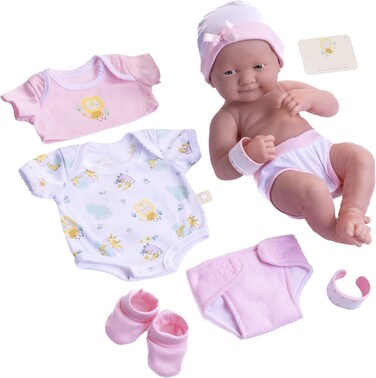 JC Toys Jc Dolls 14 Inch La Newborn Gift Set
