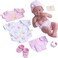 JC Toys Jc Dolls 14 Inch La Newborn Gift Set