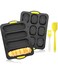 Baguette Pan with Brush Spatula, 9 and 4 Wave Perforated Baguette Baking Tray Nonstick French Bread Pans for Baking Oven Bake Mold Toaster Pan for Loaf Hot Dog