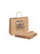 Haq Al Laila Kraft Brown Paper Bags Eco-Friendly,Gift Bags For Ramadan Celebrations,Party&amp;Events-Reusable,Biodegradable Sturdy Handles A3 Size