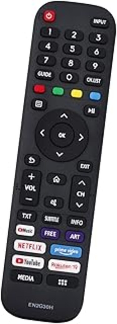 ALLIMITY Remote Control Replce Fit for Hisense 4K UHD TV EN2G30H 43AE7200F 58AE7200F 65AE7200F 50AE7200F 55AE7200F 70AE7200F 75AE7200F