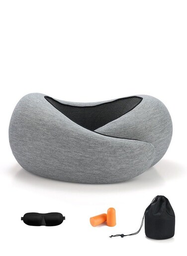 Travel Pillow, Best Wander Plus Travel Neck Pillow,Memory Foam Travel Neck Pillow for Airplanes,Neck Pillows for Sleeping Travel Wander Plus,With Waterproof Storage Bag