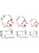 SYOSI 6 Piece Dog Cookie Cutter Set, Cartoon Dog Bone, Paw Print Animal Cookie Cutters Dog Shaped Mould for DIY Baking Biscuit Pastry Cutter