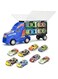 Preeminent Toddler ToysTransport Car Carrier Truck set, Cars Truck Toys, Die-cast Vehicles Includes 8 pull back Mini ALLOY Toy Cars for Age 3-7 Boy Kids