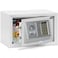 Rubik Safe Box with Digital Keypad and Key Lock for Money Cash Jewelry Office Home Office Security RB20EA (20x31x20cm) White