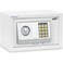 Rubik Safe Box with Digital Keypad and Key Lock for Money Cash Jewelry Office Home Office Security RB20EA (20x31x20cm) White