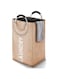 Kewayer Premium Collapsible Washing Laundry Baskets with Handles, Absolutely Indestructible, Laundry Bins for Bedrooms, Fabric, Brown, 75L