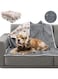 KOWVOWZ 2 Pack Waterproof Dog Blanket, Washable Pet Dog Blankets, Puppy Blanket Soft Plush Reversible Throw Blanket for Small Medium Dogs Puppy Cats (L)