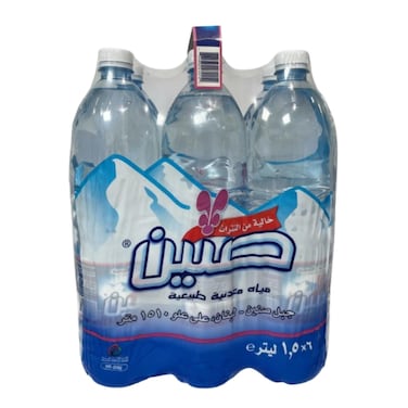 Sannine Natural Mineral Water 1.5L Pack of 6