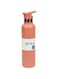 Moya Black Sea Insulated Sustainable Water Bottle with Spout Lid, 700 ml Capacity, Coral