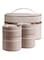 MMMA Stainless Steel Bento Box Adult Lunch Box, Portable Insulated Food Lunch Container Set with Thermal Lunch Box, 4 Separate Stackable Lunch Container for Adult Kids Men Women