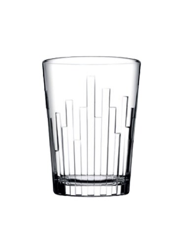 6 Pieces Scala Water Tumbler, 240 Ml, 102 Mm Height, 76 Mm Diameter Clear