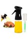 210ml Oil Sprayer Mister for Air Fryer, Cooking Spray Bottle with Cleaning Brush, Perfect Kitchen Gadget for BBQ, Frying, Salad &amp; Roasting (Black)