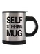 Stirring Electric Coffee Mug Black/Silver 350cm