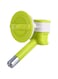 Khazna No Drip Dog Water Bottle, Small Medium Sized Dogs 15-30 lb, Best Animal Wire Cage Feeder Leak-Proof Pet Kennel Dispenser Drinker (Green, 11.2 Oz, 330 Ml)