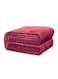Warm Flannel Fleece Blanket Fabric Red 70 x 90inch