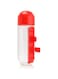 Portable Medicine Organizer Water Bottle Outdoor 7 Compartments Pill Box