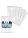 Packing 100 Resealable Zip Bags - Clear Plastic Baggies 27x30cm for Sandwiches, Snacks, Travel &amp; Everyday Food Storage