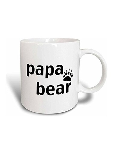 Papa Bear Magic Transforming Mug Black/White