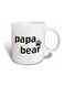 Papa Bear Magic Transforming Mug Black/White