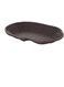 Flushbay Extra Large Reptile Bathing Pool Reptile Feeding Dish Water Bowl with Ramp Aquarium Ornament for Gecko, Snake, Turtle, Bearded Dragon, Lizard Bath(Black)