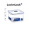 LocknLock 3.7L Square Airtight Food Container with Tray &ndash; BPA-Free, Microwave, Freezer, and Dishwasher Safe