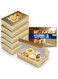 Packing Pack 5 Gold Bakery Box with Window, 25 x 10 cm Sturdy Aluminum Treat Boxes for Cookies, Pastries, Donuts &amp; Cakes - Dessert Gift Boxes for Weddings, Birthdays &amp; Party Favors