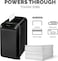 Fellowes Powershred LX221 Micro-Cut Office Shredder, Shreds Up to 20 A4 Sheets into Over 2500 Particles, 30 Minutes of Non-stop Shred Time, Large 30 Litre Pull-Out Bin, DIN Level P5, Black