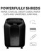 Fellowes LX85 12-Sheet, P4 Cross-Cut Home Office Paper Shredder with SafeSense