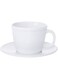 Bodum Ceramic Corona Jumbo Cup With Saucer - 2 Pieces