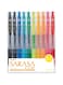 Zebra Sarasa Clip 0.7, 10 Color Set (JJB15-10CA)