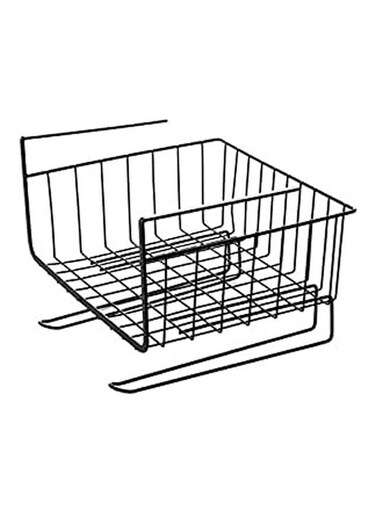 Houseware Under Shelf Basket Rack Black