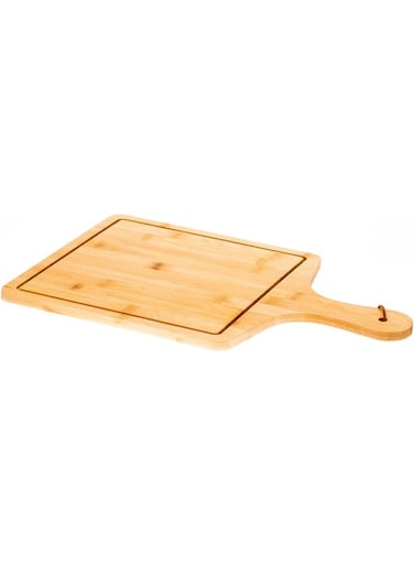 Bamboo Pizza Plate 40Cm X 26CmCh(1Cm Brown