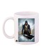 Assassin's Creed Video Game Printed Mug White/Black/Blue