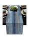 AILUER Blue Grey Table Runners Modern Art Farmhouse Linen Table Runners Dresser Scarves Retro Rustic Style for Party Kitchen Dining Table Coffee Holiday Party Decor (13"x 90", Blue Grey)