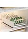 Built In Pull Out Bowl Storage Rack Drawer Style Organizer for Kitchen Cabinet