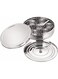 Neelam SMSL010P Masala Dabba, Silver, Size 10, Stainless Steel