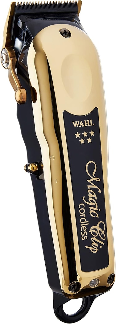 Wahl Professional 5 Star Gold Cordless Magic Clip Hair Clipper with 100+ Minute Run Time for Professional Barbers and Stylists - Model 8148-700