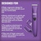 Wahl Pure Confidence Rechargeable Lady Clipper, Personal Grooming Kit With 3 Attachments (Trimmer, Detail Trimmer, Rotary Shaver) &amp; 2 Guide Combs, 60 Minutes Runtime, Portable Design (9865-127)