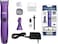Wahl Pure Confidence Rechargeable Lady Clipper, Personal Grooming Kit With 3 Attachments (Trimmer, Detail Trimmer, Rotary Shaver) &amp; 2 Guide Combs, 60 Minutes Runtime, Portable Design (9865-127)