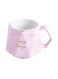 Diamond Marble Cup Pink 8x8x9.5cm