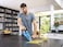 Black+Decker Cordless Dustbuster Handheld Wet &amp; Dry Vacuum Cleaner, 7.2 V 1.5 Ah Li-Ion Battery With Charger Base, 385 ml, 14 Air Watts Suction Power, Blue - Wdc215Wa-B5